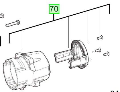 Корпус редуктора/Milwaukee M18 FMTIW2P12