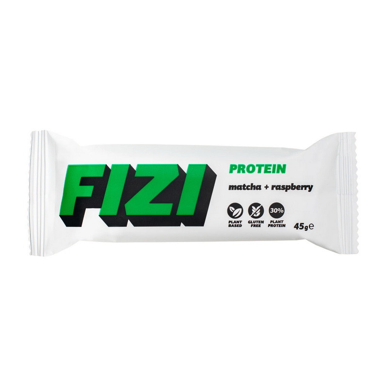 Fizi Protein Bar Special (45 g, matcha + raspberry), фото 1