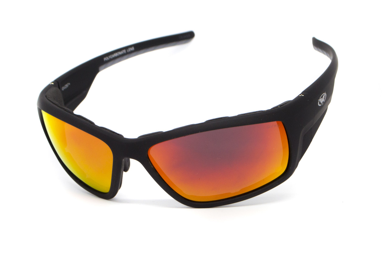 Окуляри захисні з ущільнювачем Global Vision Kinetic Kinetic (G-Tech™ red), дзеркальні червоні, фото 1