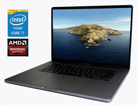 Ультрабук Б-клас Apple MacBook Pro A1707 2017/ 15.4" 2880x1800/ i7-4810MQ/ 16GB RAM/ 512GB SSD/ Radeon Pro 560 4GB, фото 1