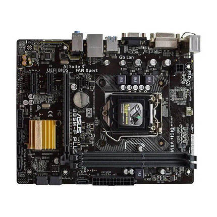 Нова материнська плата Asus B85M-F Plus / Socket LGA1150, фото 3