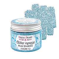 Глітерний мус Блакитний шеббі, 50 мл