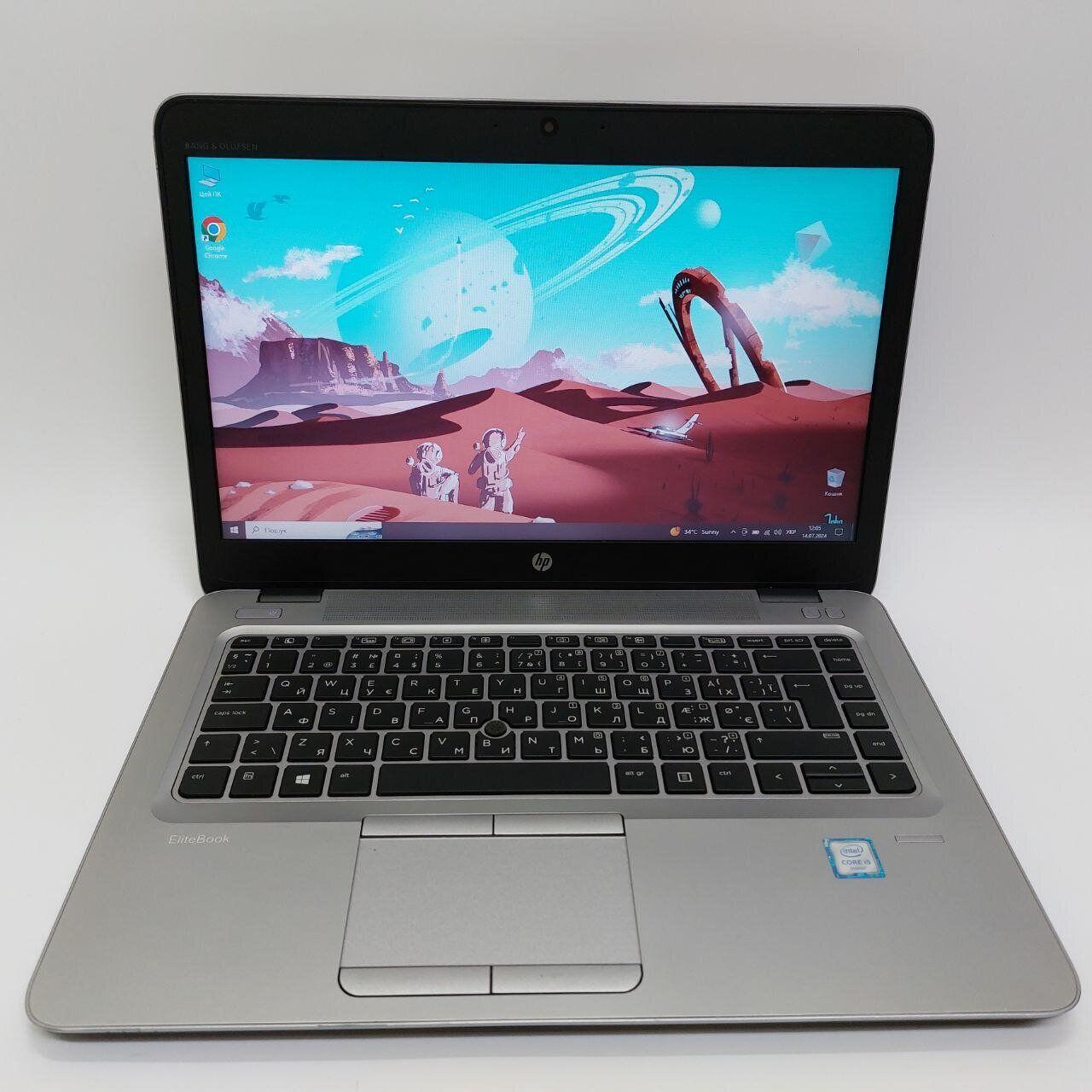 Б/в Ноутбук Б-класс HP EliteBook 840 G3 14" 1366x768| Core i5-6200U| 16 GB RAM| 256 GB SSD| HD 520