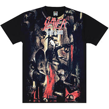 Футболка (EU-P) Full print Slayer "Reign In Blood" (black t-shirt), Розмір L