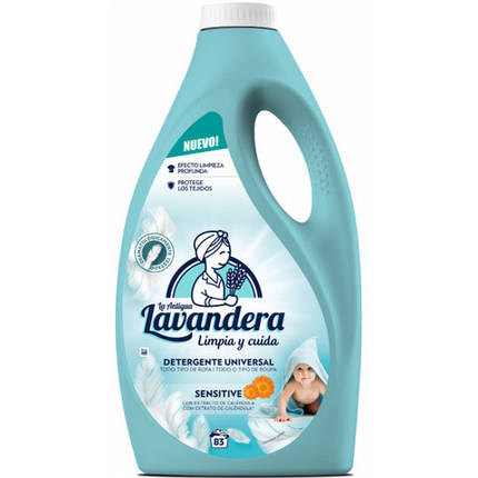 Гель для прання універсальний Lavandera Sensitive 8435495829485 2.49 л ID 4549486, фото 1