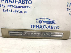 Накладка порогу Hyundai Santa Fe CM 2.7 БЕНЗИН G6EA 2005 перед. прав. (Б/в)