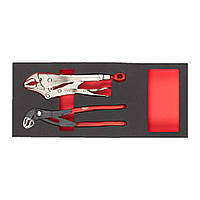 Waterpump+ lock. plier Set Foam Ins. 2PC