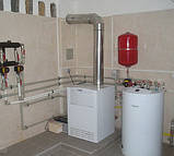 Термоізольоване сендвіч коліно 90° н/оц 0,8 мм ф130/200 (двоєне відведення 90°), фото 4