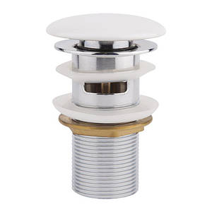 Qtap Pop-up донний клапан з переливом F0081 70*70*120mm WHITE