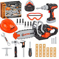 Набір інструментів із шурупокрутом і бензопилою General tool set арт. 778-45