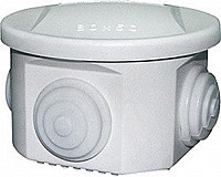 Коробка монтажна зовні 50x50x 4 вході кругла ST108