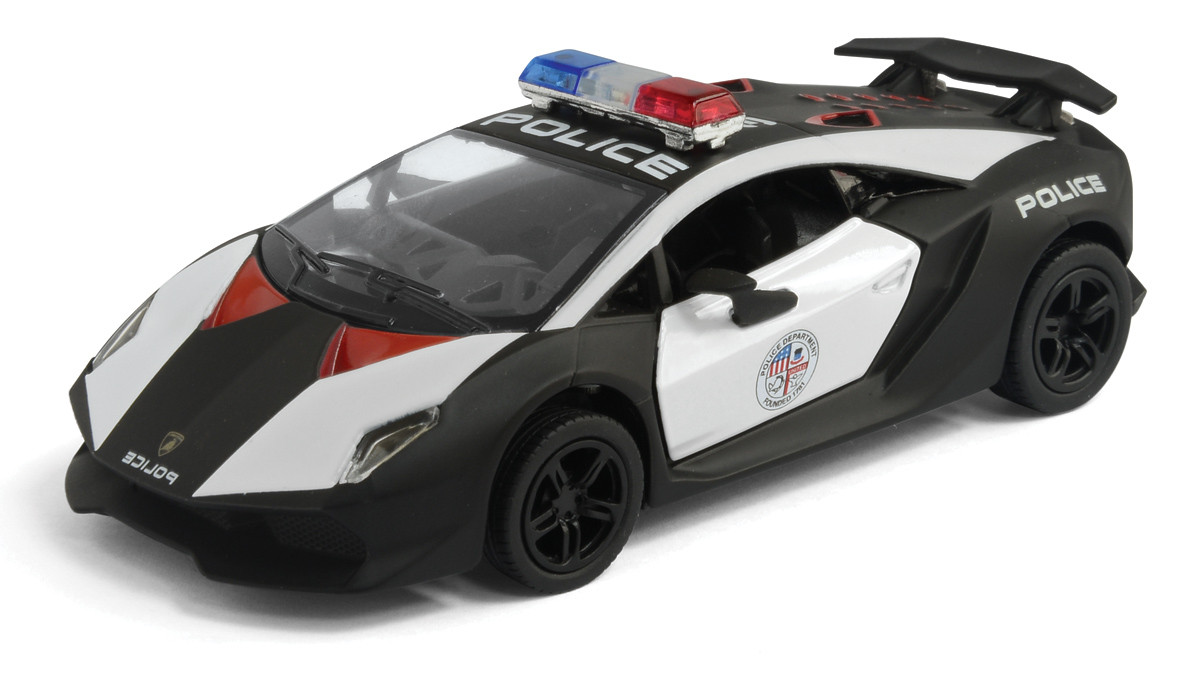 Машинка KINSMART KT 5359 WP Lamborghini Sesto Elemento (Police)