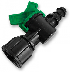 Мінікран лінійний різьба внутрішня 3/4" / штуцер для трубки 20мм, DSWZ12-2034L