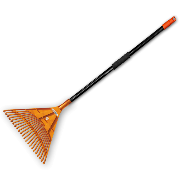 Граблі віялові 22 зубці з металевим держаком, KT-CX22B-M, фото 1