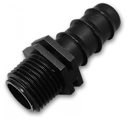 Адаптер для трубки 16мм із зовнішньою різьбою 1/2", DSWA04-1216L