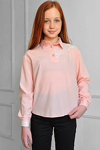 Блуза пiдлiткова для дівчинки персикового кольору р.2XL 182838P