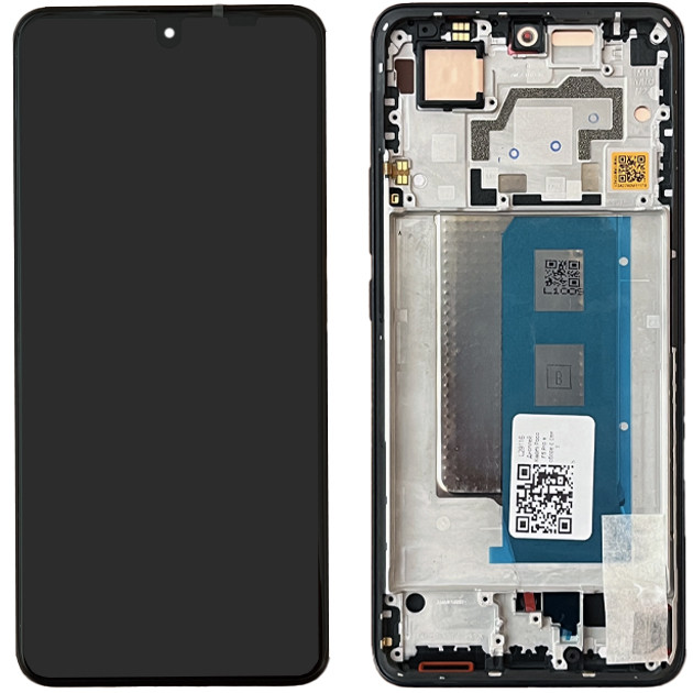 Дисплей Xiaomi Poco F5 Pro у зборі із сенсором і рамкою Black service orig