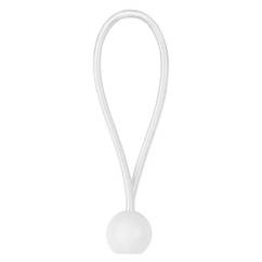 Петля еластична гумова з кулькою 20см BUNGEE CORD BALL, BCB-0520WH-L