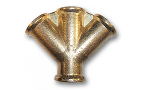 Трійник 4 x РВ 3/8", латунь, SP029