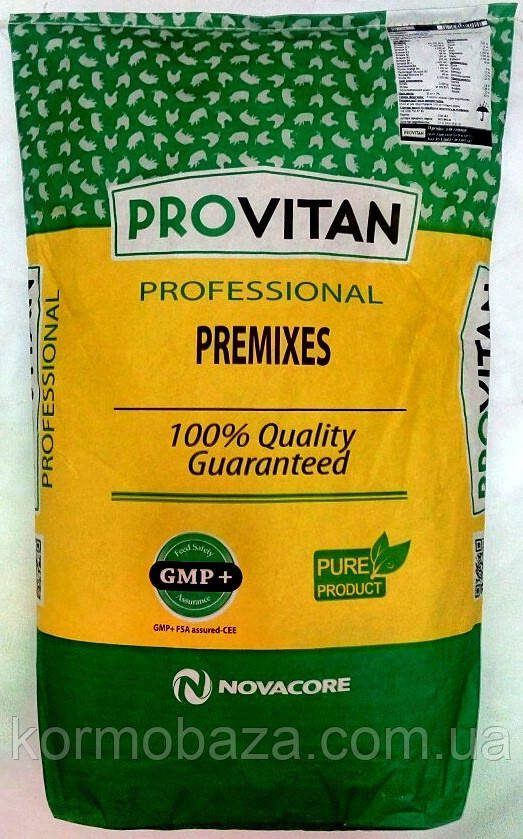 Добавка премикс для свиней 30-110кг Provitan PVT STD 2,5-2% - фото 4 - id-p429110633