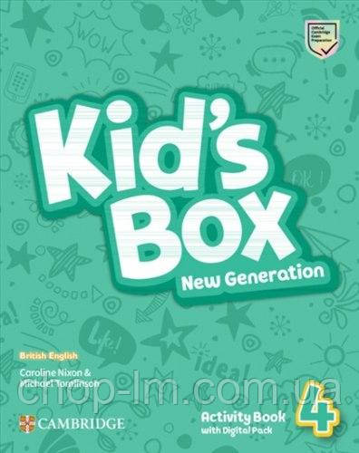 Kid's Box New Generation 4 Activity Book with Digital Pack / Рабочая тетрадь