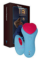 Вібромасажер FairyGasm HeartGem blue