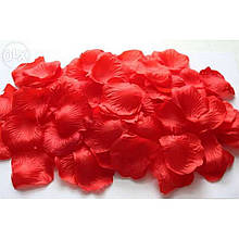 Пелюстки троянд декоративні червоні 2 упаковки 48 шт