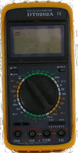 Мультиметр DT-9202А.f