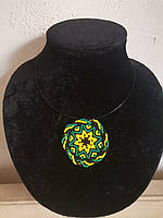 Кулон із бісеру Уічольський оберег