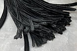 Синельний дріт (Пухнастий дріт), довжина 30 см, колір- чорний, 10 шт., Чорний, фото 2