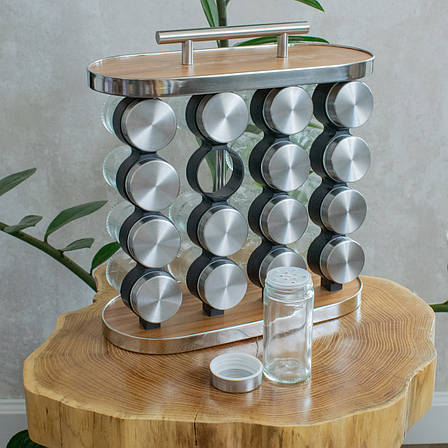 Набір для спецій квадратний Edenberg 16в1, фото 1