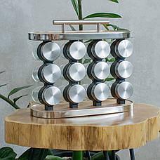 Набір для спецій квадратний Edenberg 12в1, фото 3