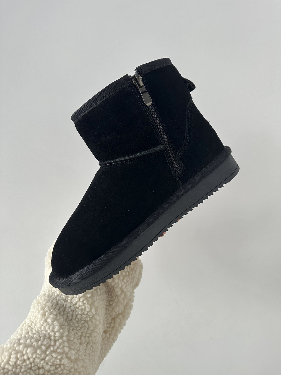 MINI BLACK ZIP SUEDE 37, фото 1
