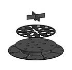 Комплект регульованих опор висотою 19-25мм на 1м2 керамограніту 60х60см, набір для створення фальшпідлоги 1м2, фото 4