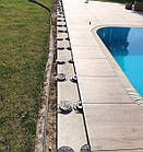 Комплект регульованих опор висотою 19-25мм на 1м2 керамограніту 60х60см, набір для створення фальшпідлоги 1м2, фото 10