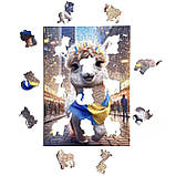 Дерев'яний дитячий пазл Woods Story Альпака, фото 2