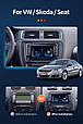 Автомагнітола штатна 7" Android 2Din VW 7037B для Volkswagen, Skoda, Seat (2/32GB, Android Auto, CarPlay), фото 2