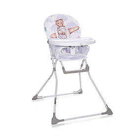Стільчик для годування Cookie Baby Blue Pilot Lorelli від 6 місяців до 3-х років (15 кг) Сірий