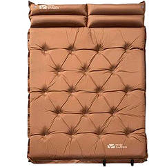 Килимок самонадувний подвійний Aquarius 30 мм Mobi Garden NX19663002 brown
