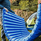 Килимок надувний двомісний Mobi Garden Taurus 90 мм NX20663005 grey, фото 4