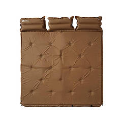 Килимок самонадувний тримісний Mobi Garden Aquarius 30 мм NX20663006 brown