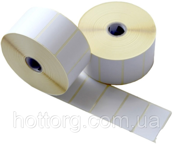 Термоетикетка Tama 40х25 мм 2000 етикеток прямокутна 7 шт White 11426
