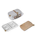 Ланчбокс Mobi Garden JY Alu 0.8л NX23666013 grey, фото 4