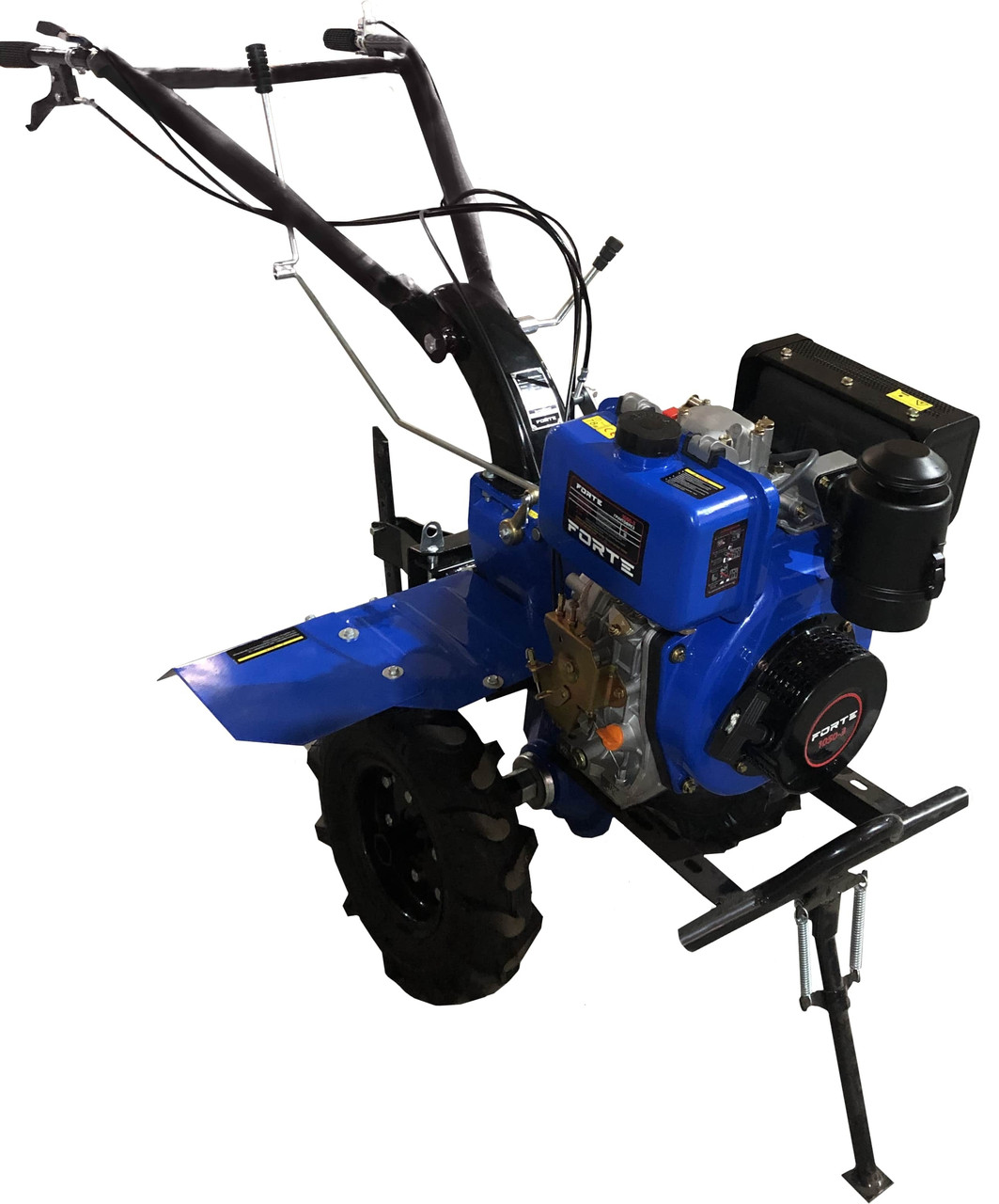 Мотоблок Forte 1050-3 синій колеса 10" 6,0 л. с. дизель