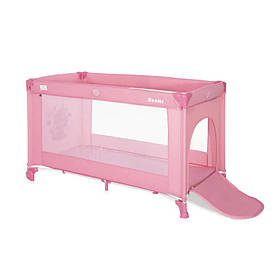 Манеж ігровий Noemi 1 Layer Lorelli від народження до 15 кг Рожевий