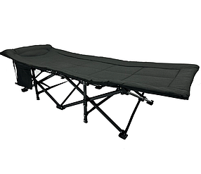 Розкладачка сталева до 120 кг похідне ліжко туристичне Ranger Forest Lux RA 5520