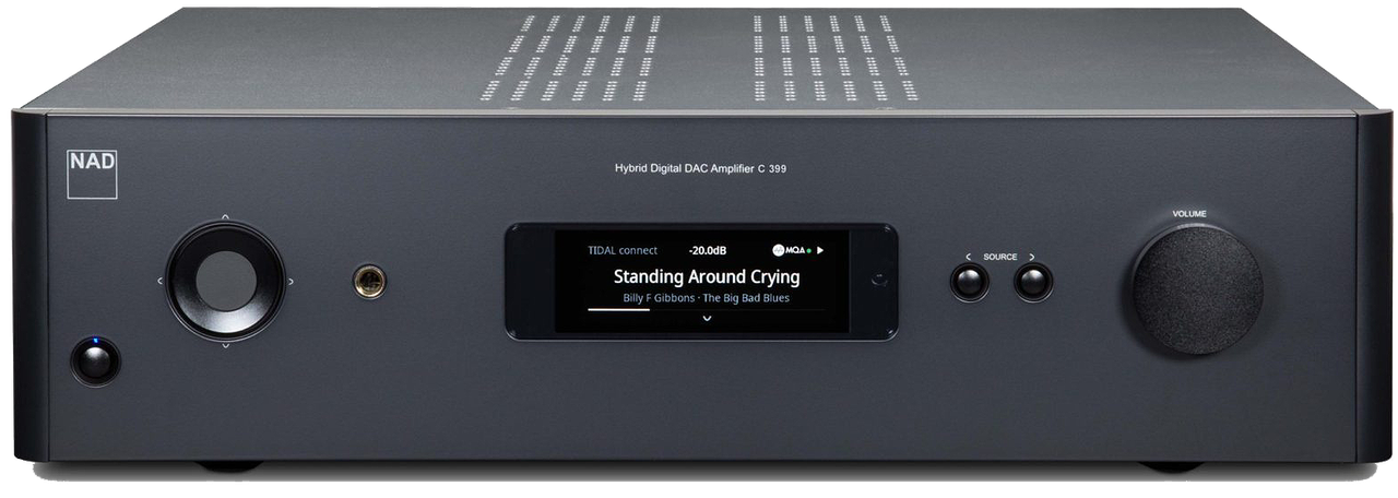 NAD C 399 стерео підсилювач-ЦАП з Bluetooth та BluOS слотом MDC2