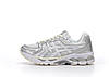 Чоловічі та жіночі кросівки Asics Gel-Kahana 14 Grey White Сірі Взуття Асікс Гель Кахана 14 повсякденні текстиль демісезон, фото 7