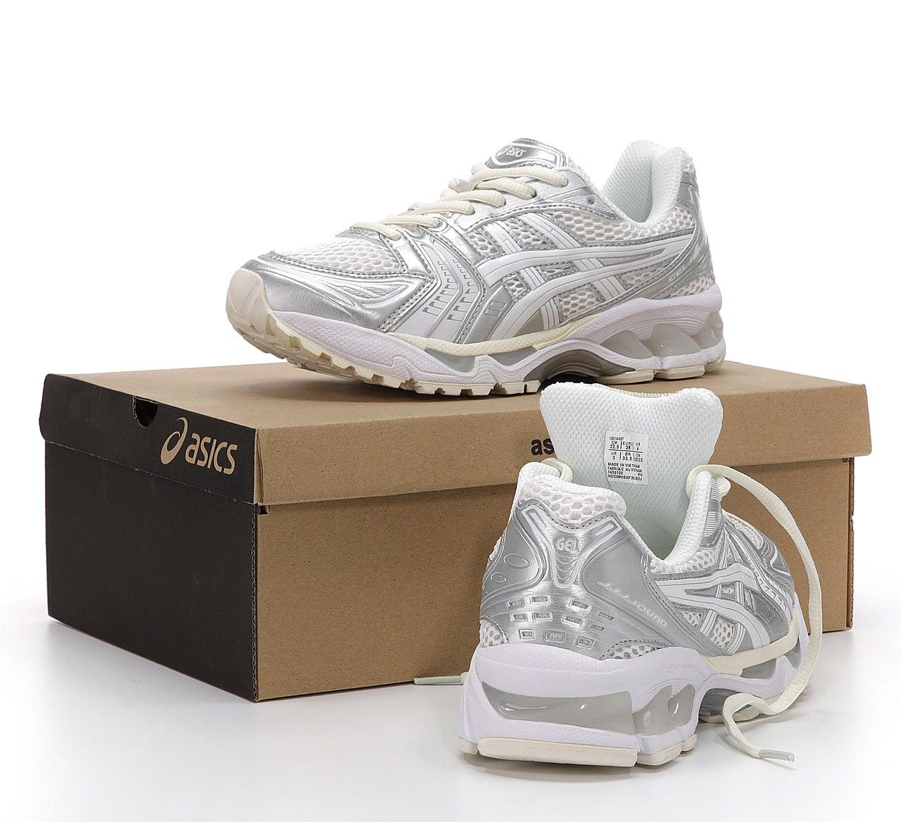 Чоловічі та жіночі кросівки Asics Gel-Kahana 14 Grey White Сірі Взуття Асікс Гель Кахана 14 повсякденні текстиль демісезон