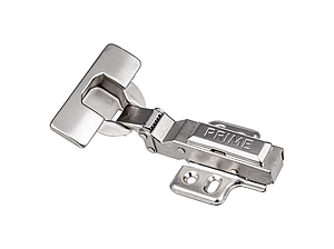 Завіса меблева накладна GIFF PRIME з дотягом Clip-on — 45* d = 35 H=0 Нікель